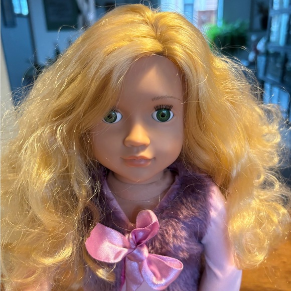 Our Generation 18” Doll w/Blonde Hair & Green Eyes - Picture 2 of 12